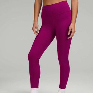 Lululemon Wunder Train High-Rise Tight 25" Magenta Purple 4